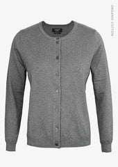 Brighton Cardigan Women - Grey Melange