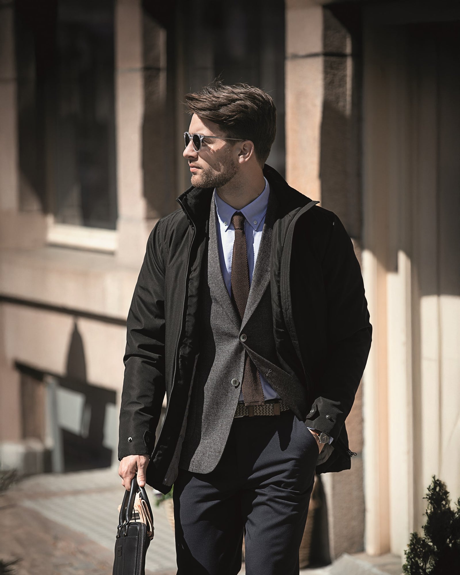 Bellington Men Black Back