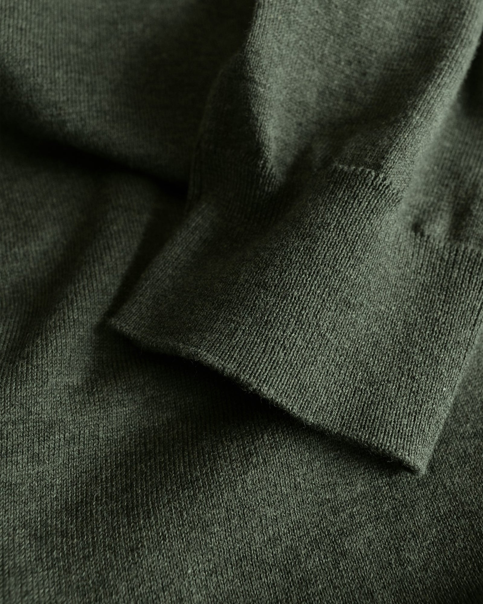 Brighton 1 4 Zip Men Olive Melange Back