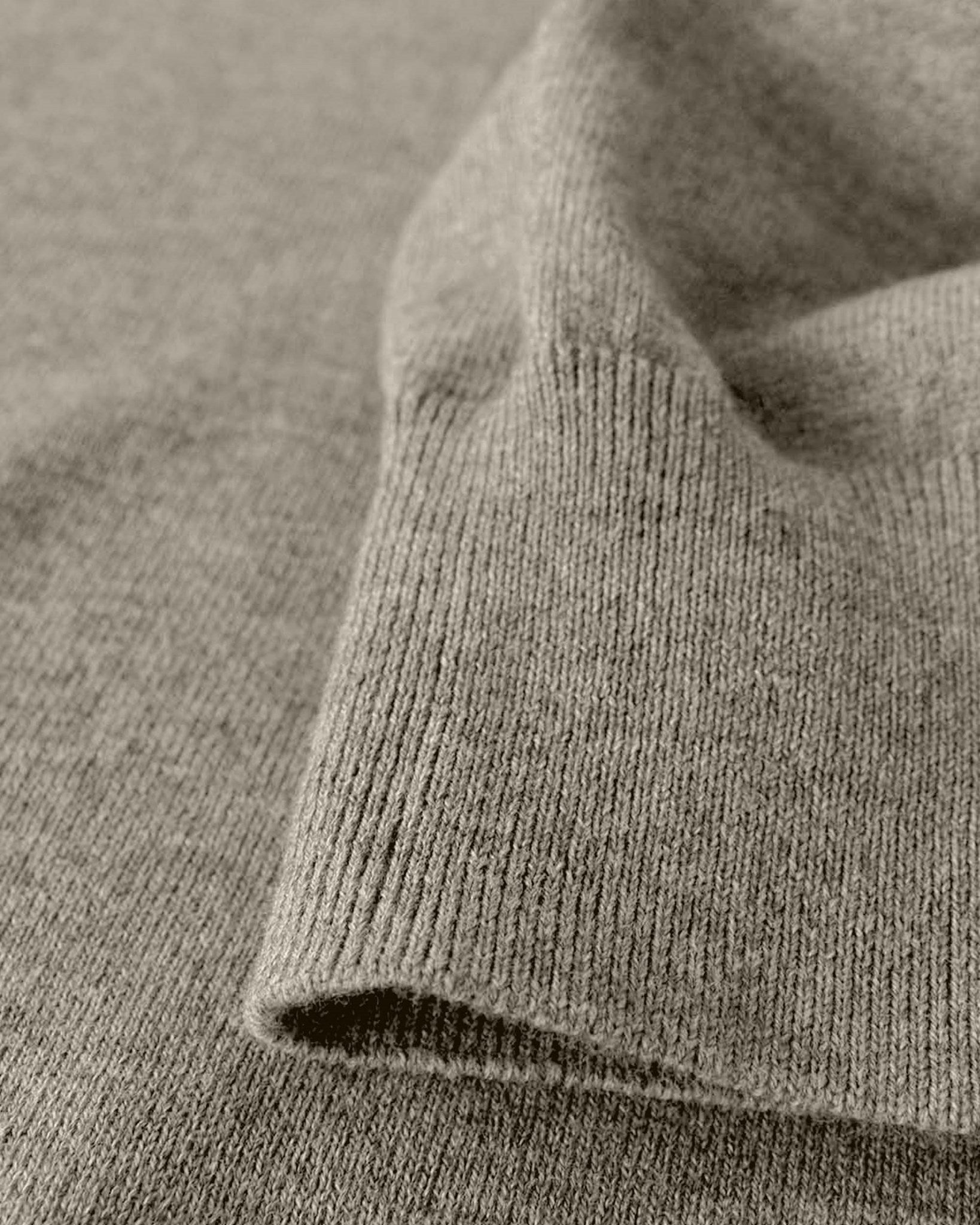 Brighton 1 4 Zip Men Sand Melange Closeup 3