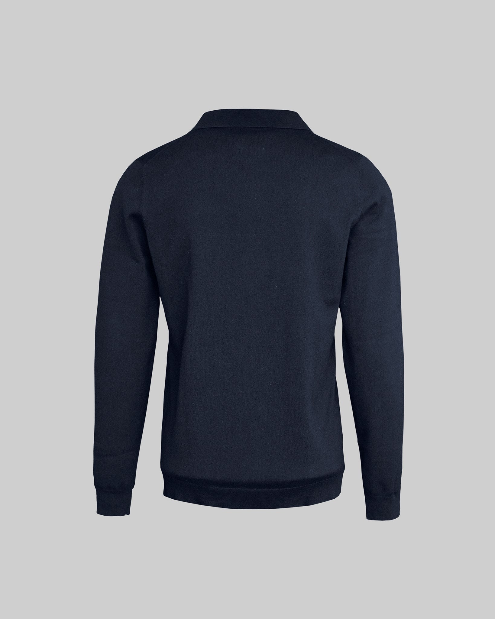 Brighton Long Sleeve Polo Women Navy Back