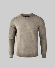 Brighton O-Neck Men - Sand Melange