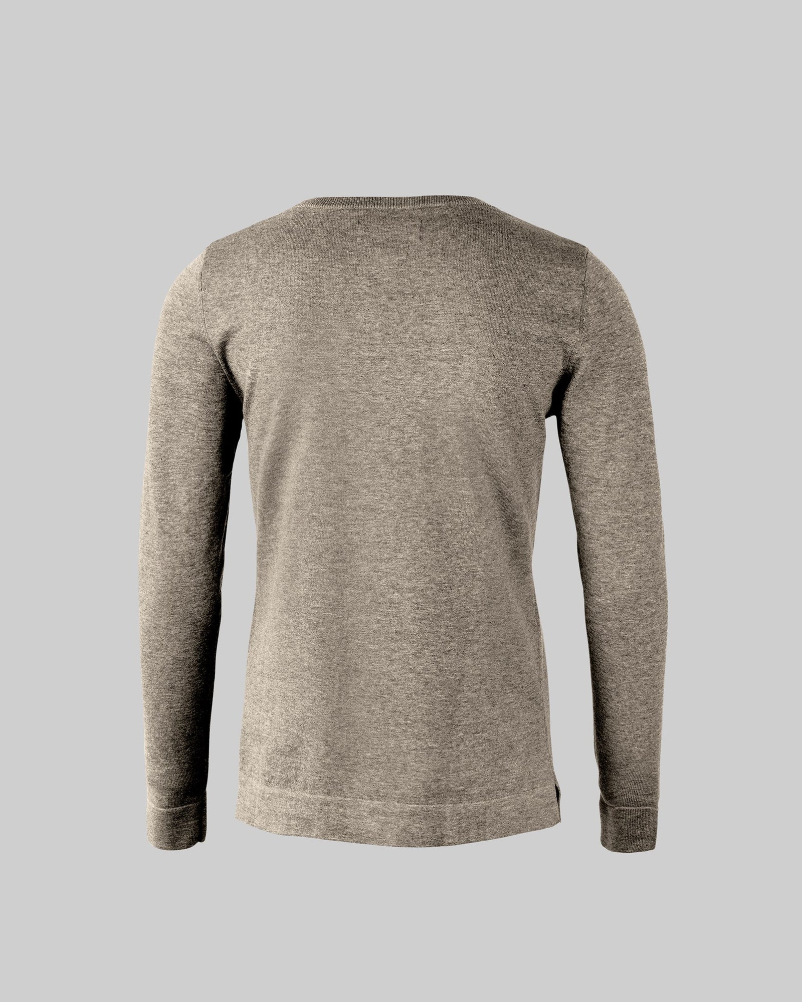 Brighton O Neck Women Sand Melange Back