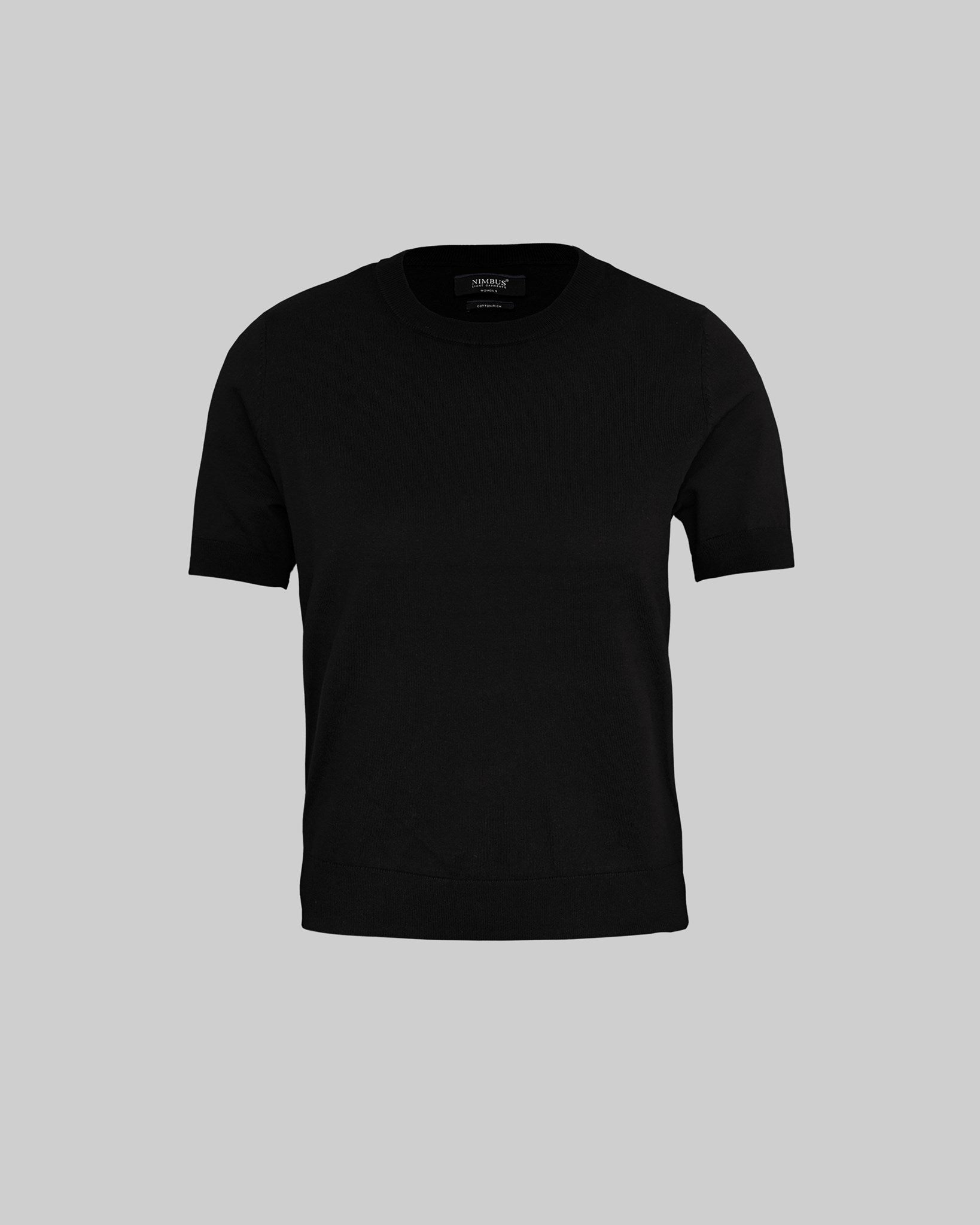 Brighton Short Sleeve Tee Women Black Front