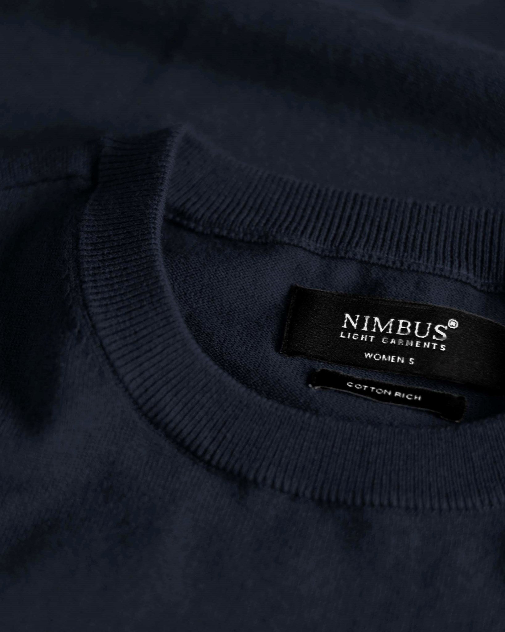 Brighton Short Sleeve Tee Women Navy Closeup 1Psd