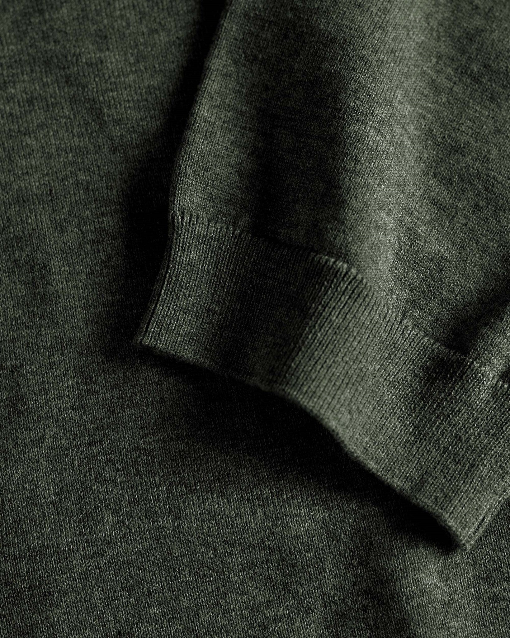Brighton Short Sleeve Tee Women Olive Melange Closeup 2