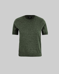 Brighton Short Sleeve Tee Women - Olive Melange
