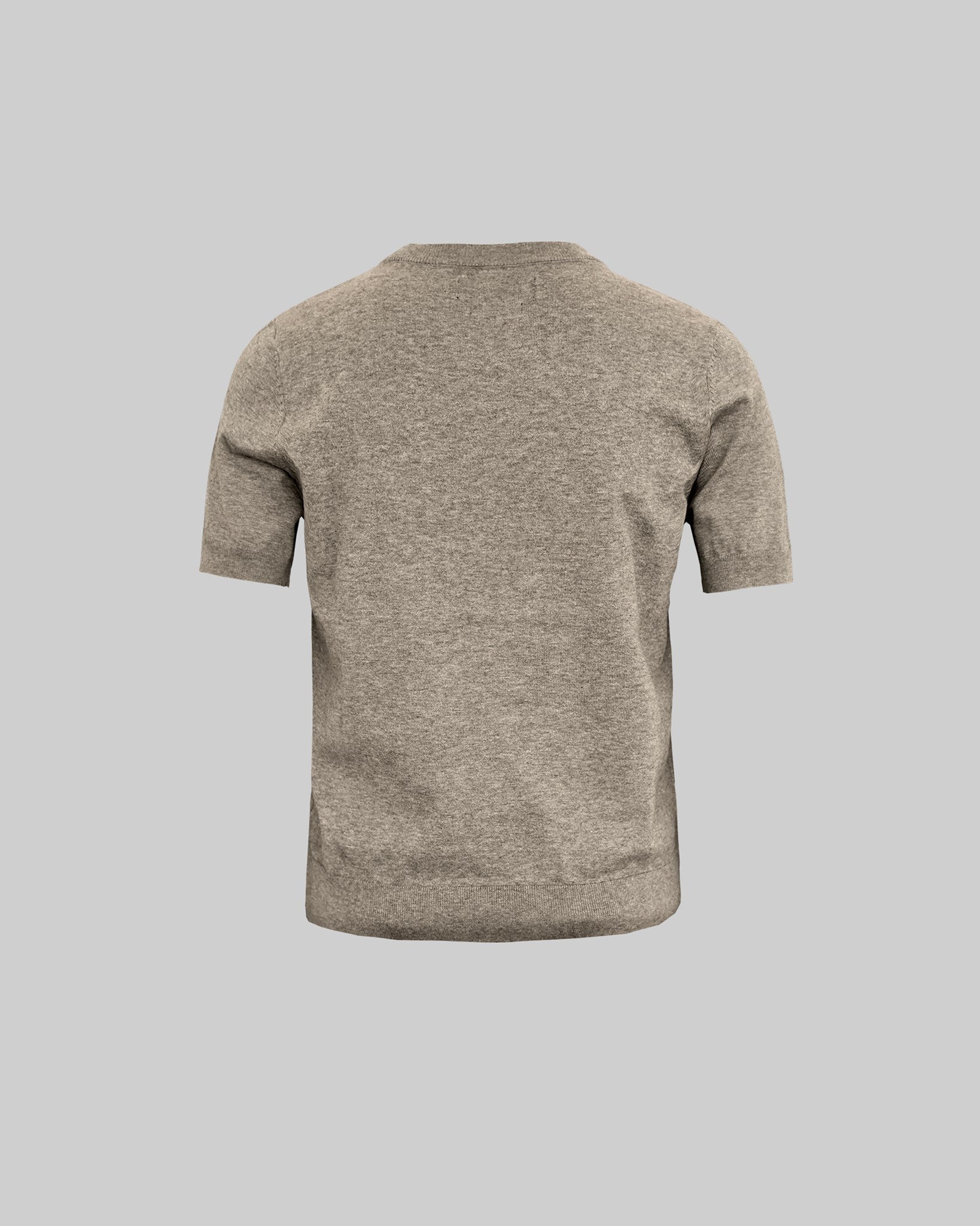 Brighton Short Sleeve Tee Women Sand Melange Back