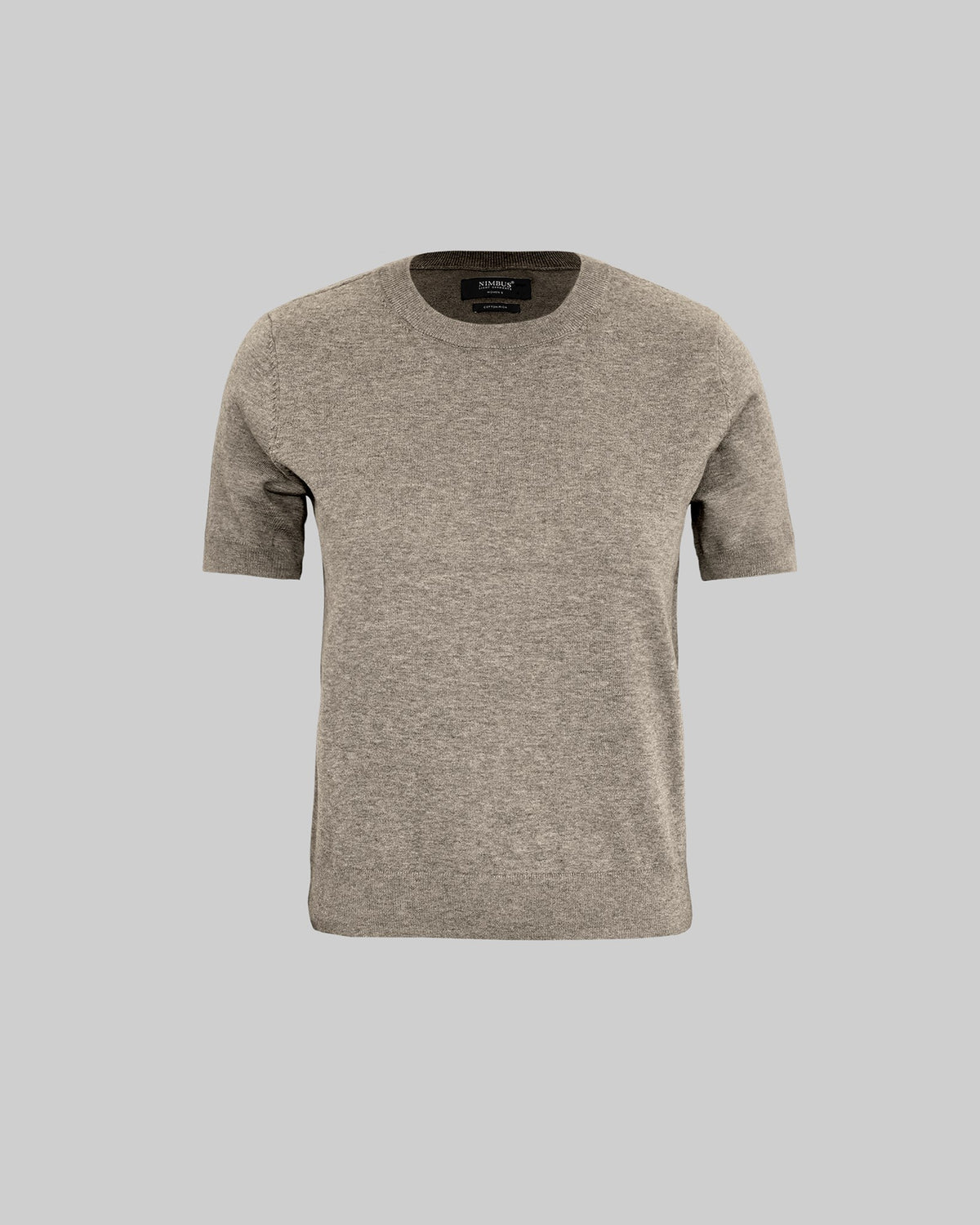 Brighton Short Sleeve Tee Women Sand Melange Front
