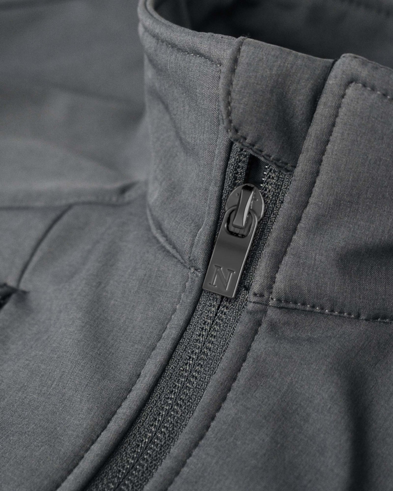 Livingston Women Grey Melange Back