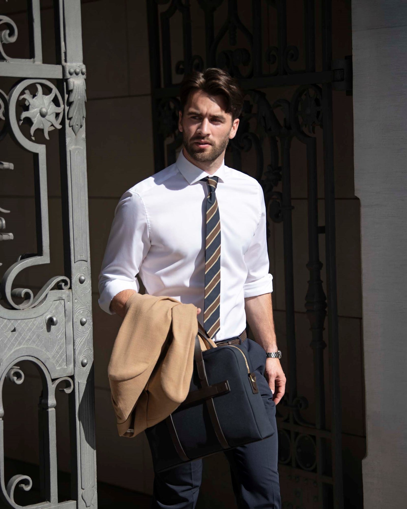 Portland Slim Fit Men Light Blue Back