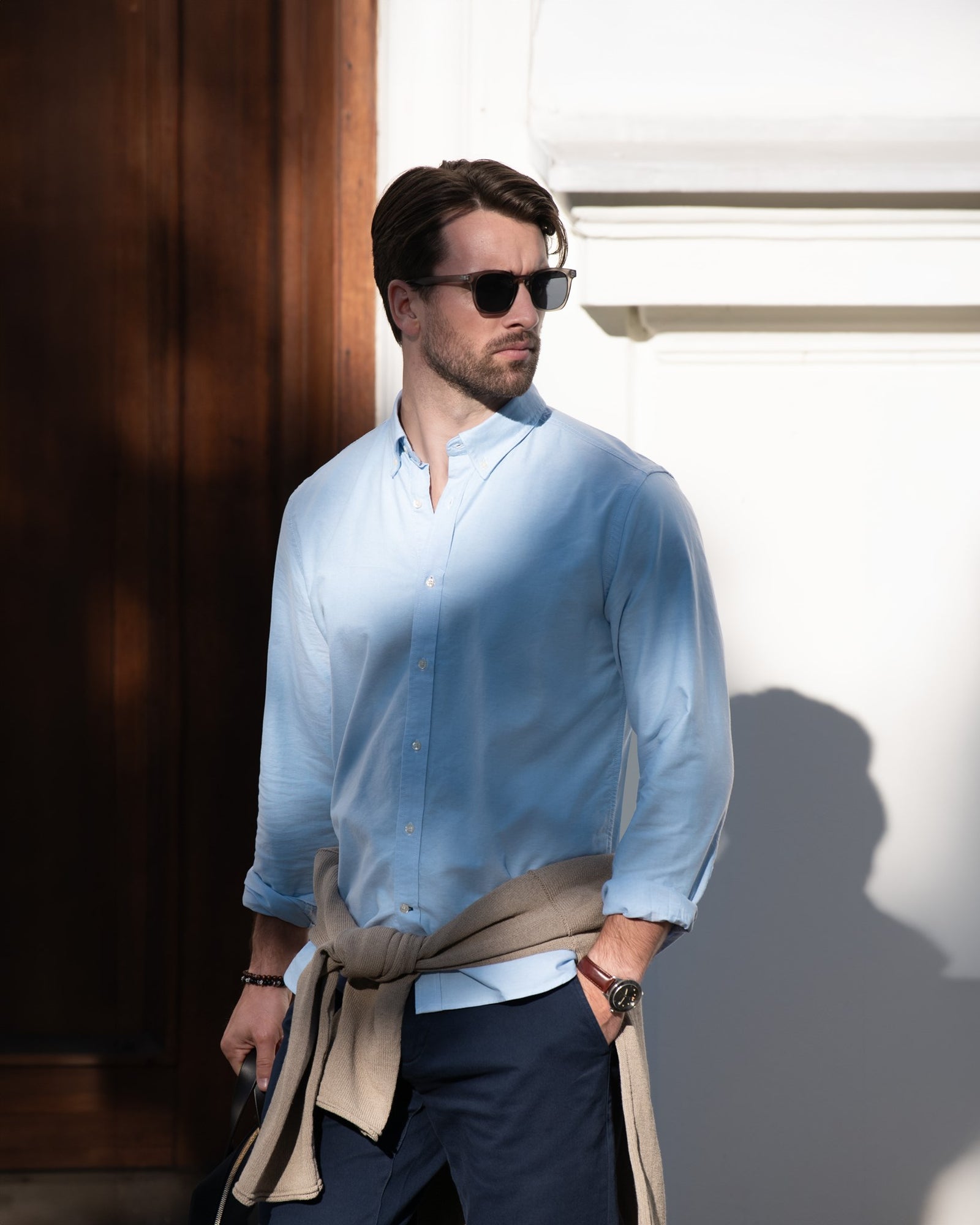 Rochester Modern Fit Men White Back