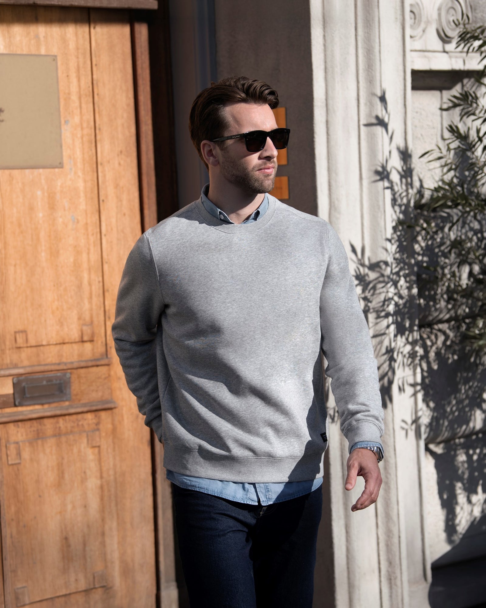 Trenton Unisex Navy Back